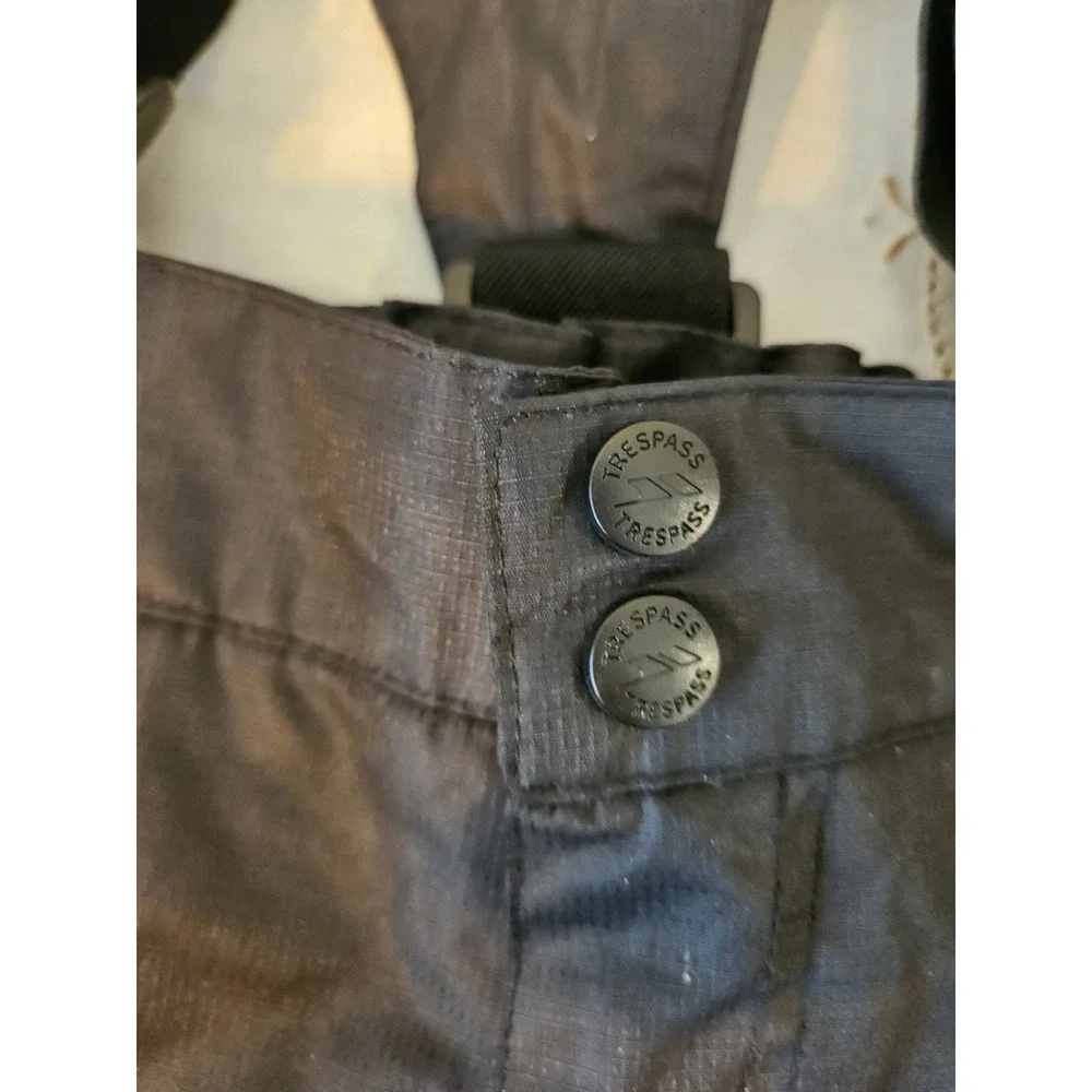 Trespass‎ Black Insulated Snow Pants | Bibs, Waterproof & Windproof, TP50 Tech